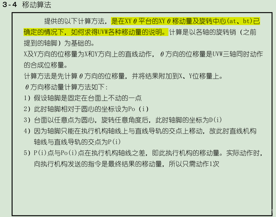 UVW平臺(tái)介紹以及運(yùn)動(dòng)控制算法插圖