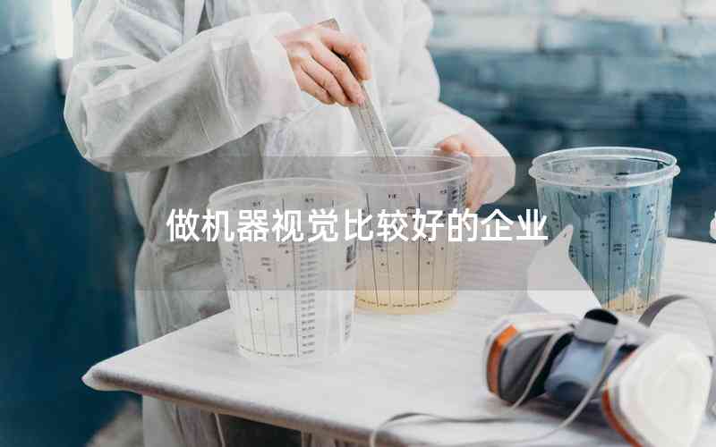 做機器視覺比較好的企業(yè)