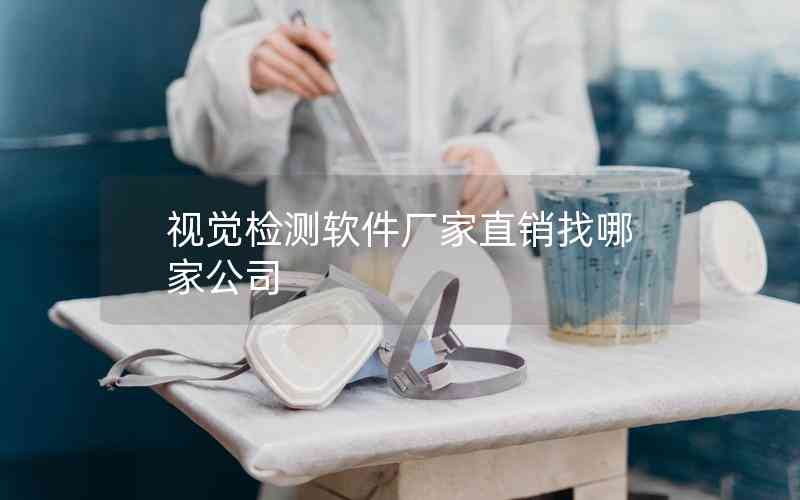 視覺檢測軟件廠家直銷找哪家公司