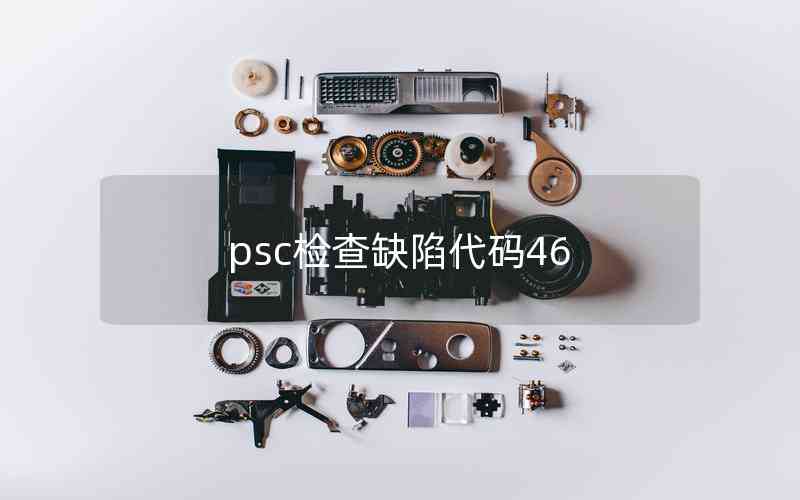 psc檢查缺陷代碼46