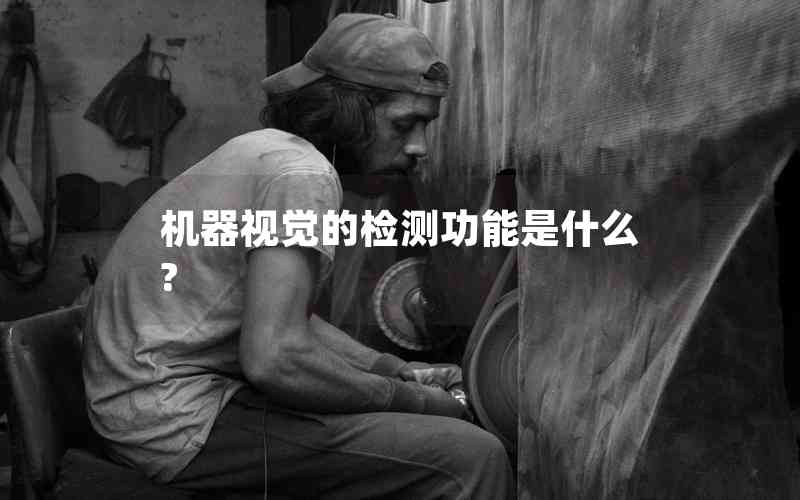 機(jī)器視覺的檢測功能是什么?