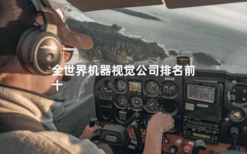 全世界機器視覺公司排名前十