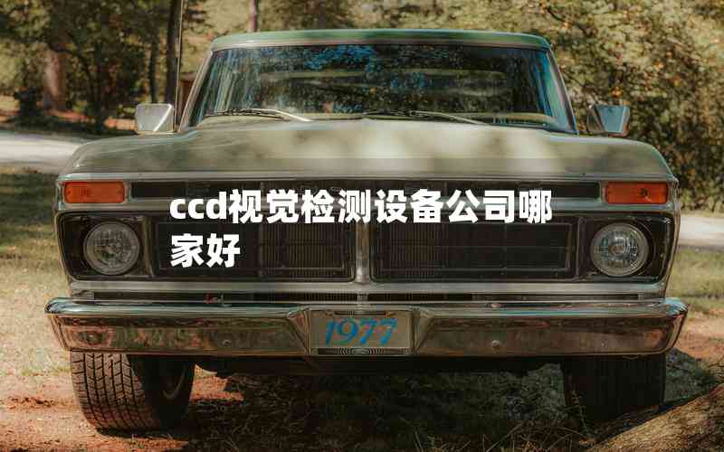 ccd視覺檢測設(shè)備公司哪家好